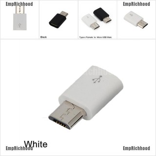 Emprichhood อะแดปเตอร์แปลง usb-c type c ตัวเมีย เป็น micro usb ตัวผู้