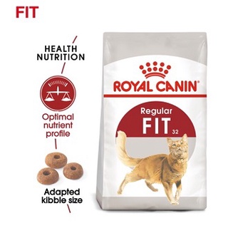 Royal Canin Fit 32 ขนาด 400g. อาหารแมว สูตรแมวโตเต็มวัย บำรุงขน กล้ามเนื้อ สำหรับแมวโตทุกสายพันธุ์ (400 กรัม/ถุง)