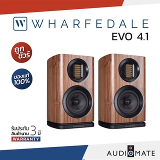 WHARFEDALE SPEAKER EVO 4.1 WALNUT / ลําโพง Bookshelf ยี่ห้อ Wharfedale / รับประกัน 3 ปี โดย บริษัท Hifi Tower /AUDIOMATE