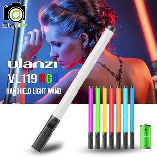 Ulanzi LED VL119 RGB 2500-9000K CRI&gt;95 2000 mAh - ไฟ LED Tube Light  ( Wand Light ) ไฟวิดีโอ Live สด ถ่ายภาพ