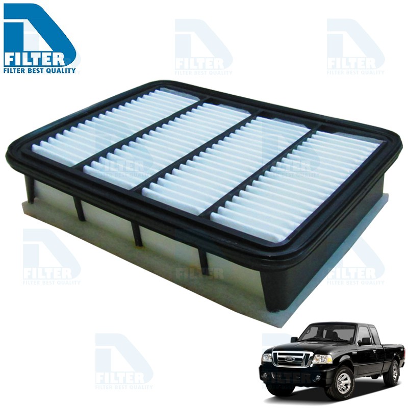 กรองอากาศ-ford-ฟอร์ด-ranger-เรนเจอร์-1999-2005-เครื่องเทอร์โบ-by-d-filter-ไส้กรองอากาศ-da166