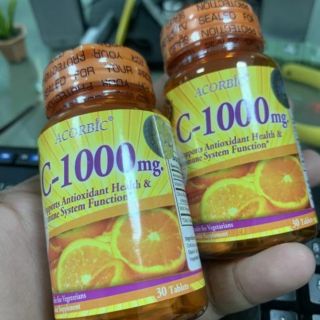 ภาพหน้าปกสินค้าวิตามินซีเม็ด Vitamin C ACORBIC C-1000 MGของแท้ 100% มีวอยกันปลอม ที่เกี่ยวข้อง