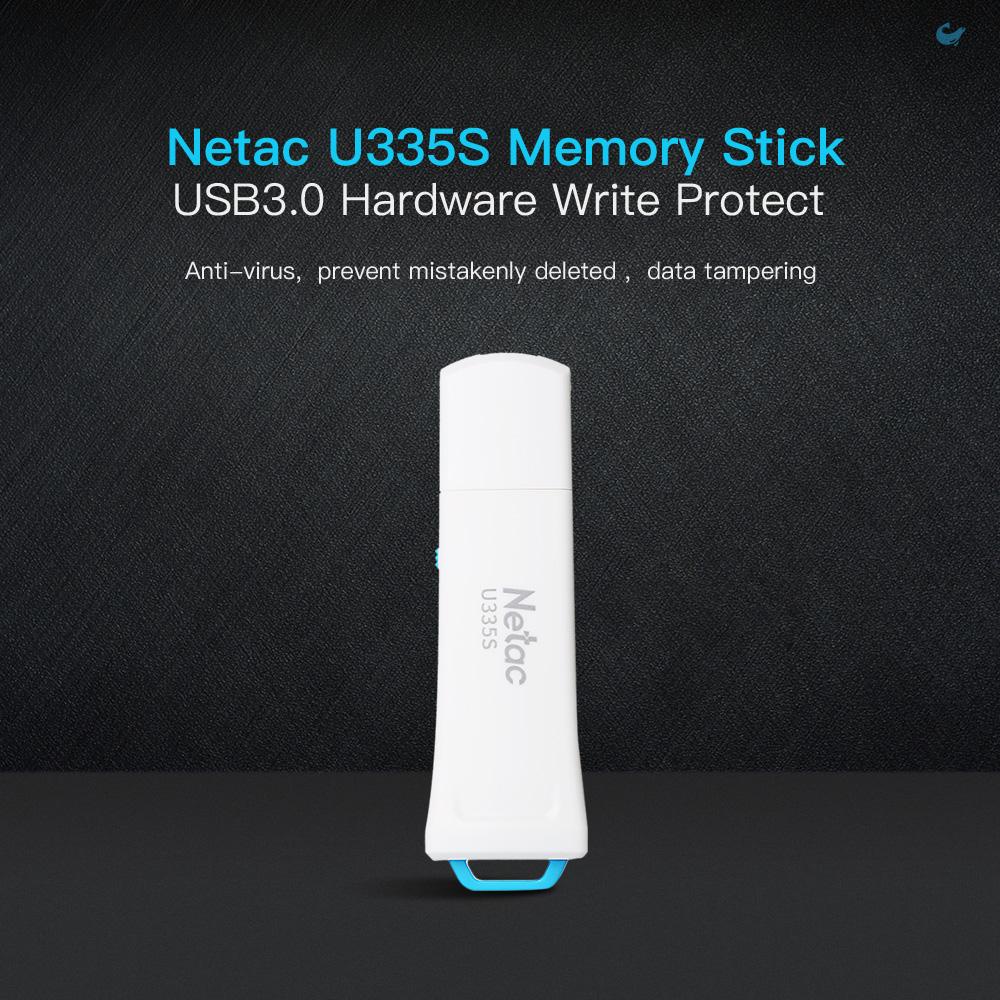 ภาพสินค้าH&G Netac U335S 128GB Write Protect USB3.0 Flash Drive Memory Stick USB Flash Disk จากร้าน homgeek.th บน Shopee ภาพที่ 2