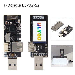 LILYGO® T-Dongle ESP32-S2 Wireless WIFI Module 1.14 Inch LCD Display Development Board OTG Male Female Interface Support