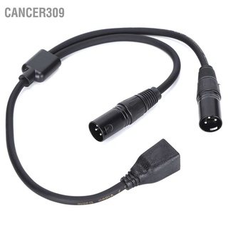 Cancer309 JORINDO JD6099 Adaptor Cable Dual XLR Male to RJ45 Female Y‑Spliter