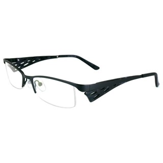 KOREA แว่นตา Z-6388 สีดำ กรอบเซาะร่อง(Stainless Steel)ขาข้อต่อ