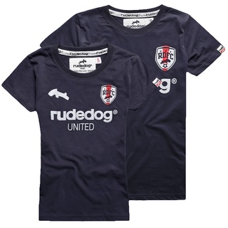 rudedog T-shirt เสื้อยืด รุ่น United (ผู้ชาย) แฟชั่น คอกลม ลายสกรีน ผ้าฝ้าย cotton ฟอกนุ่ม ไซส์ S M L XL