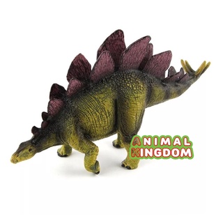 Animal Kingdom - โมเดลไดโนเสาร์ Stegosaurus ม่วง ขนาด 17.00 CM (จากหาดใหญ่)