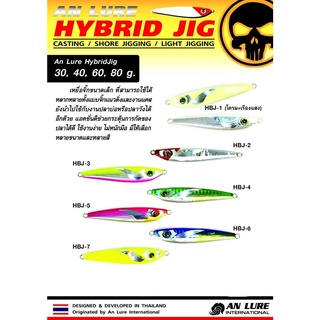 เหยื่อจิ๊ก Anlure Hybrid Jig 30-80กรัม