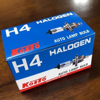 หลอดไฟหน้า H4 12V 100/90W แพ็กคู่ (ถูกกว่า!!!) ยี่ห้อ Koito แท้ made in Japan