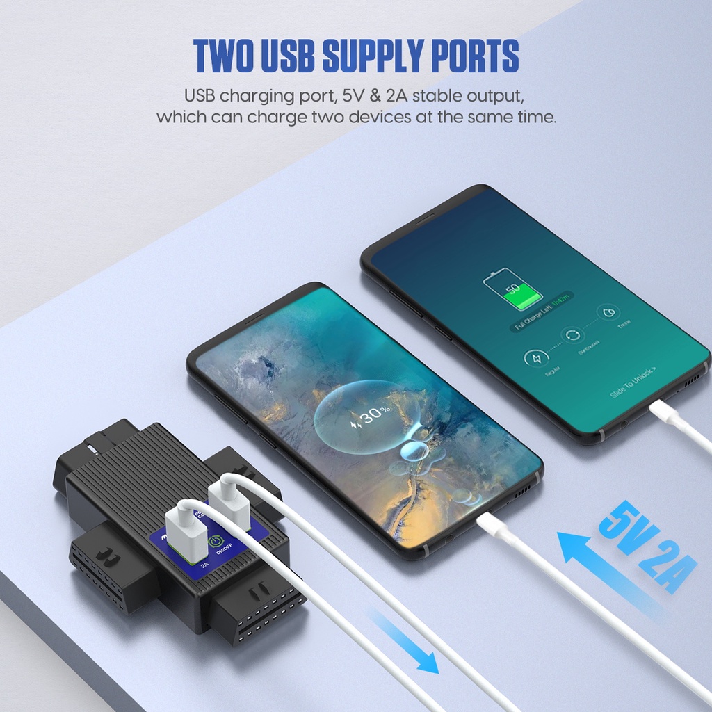 MRCARTOOL OBD 16pin Power Converter 1 TO 3 คิดว่า OBD2 Connector ...