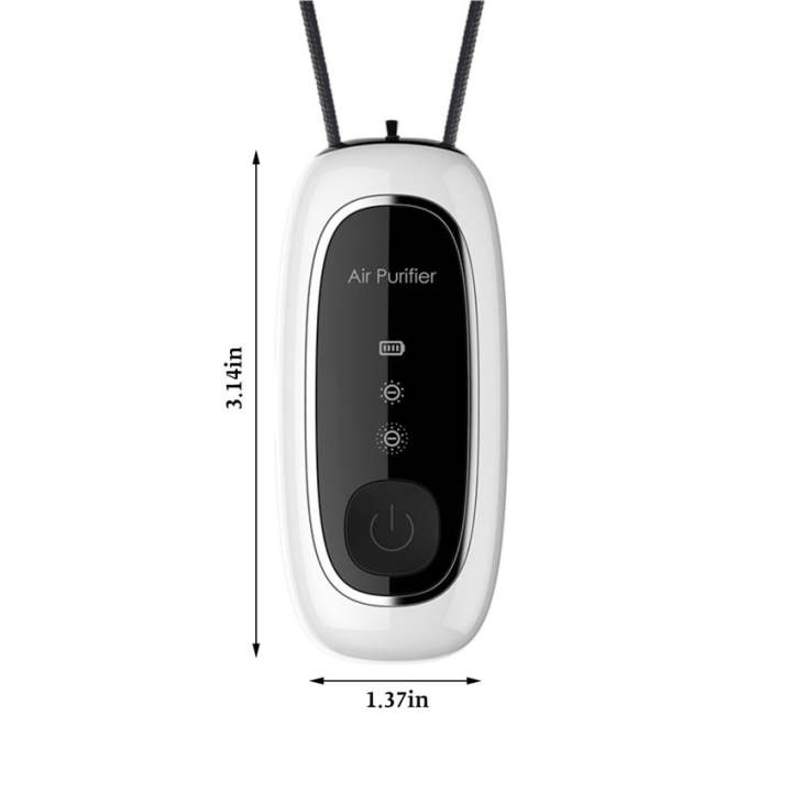 ใหม่-usb-แบบพกพาเครื่องฟอกอากาศส่วนตัวสายคล้องคอพร้อมไอออนลบเครื่องฟอกอากาศ