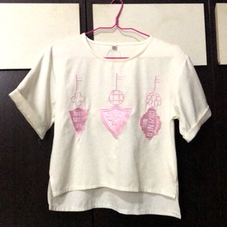 เสื้อยืดปักลาย free size