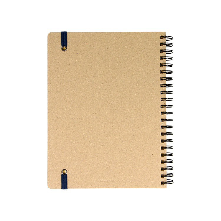 rollbahn-spiral-bound-notebook-a5-160-pages-5-pockets-notebook-grid-a5-memo-stationery
