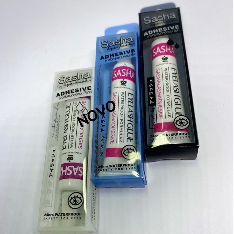 ภาพหน้าปกสินค้าพร้อมส่ง+++ SASHA ADHESIVE เนื้อกาวสูตรพิเศษเพื่อสาวเอเชียโดยเฉพาะ กาวติดขนตากันน้ำ SASHA กาวติดแน่น กันน้ำ กันเหงื่อ จากร้าน beautymake บน Shopee