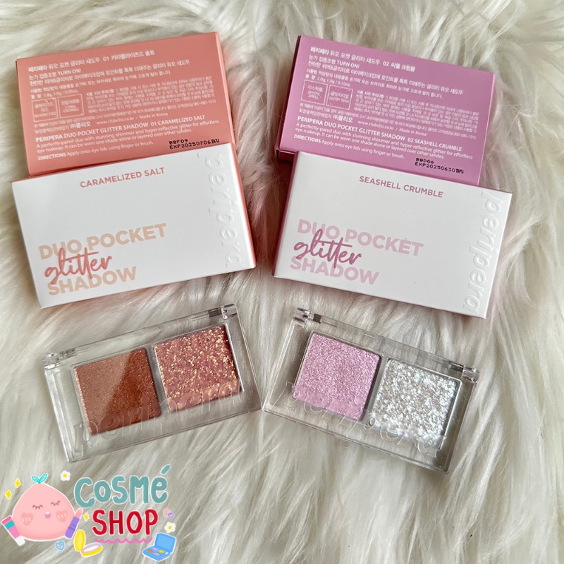 พร้อมส่ง Peripera Duo pockte glitter shadow/ Ink velvet/ Airy velvet ...