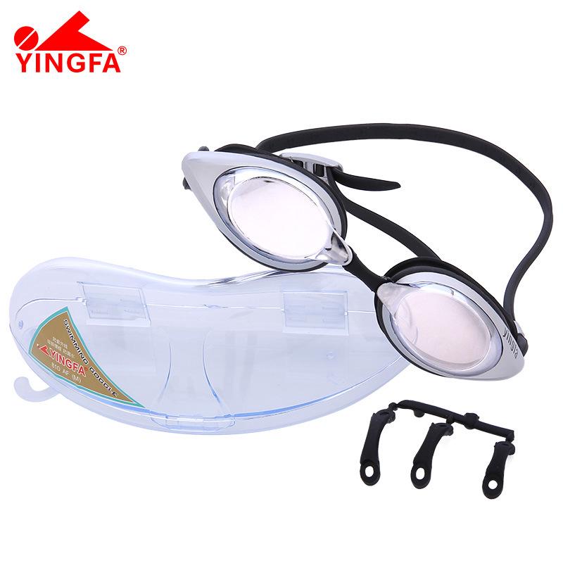 ภาพขนาดย่อของภาพหน้าปกสินค้าYIngfa E810AF(M) Racing Goggles แว่นตาว่ายน้ำสำหรับมืออาชีพการฝึกอบรมแว่นตาป้องกันหมอก จากร้าน hongkongmall.th บน Shopee ภาพที่ 1