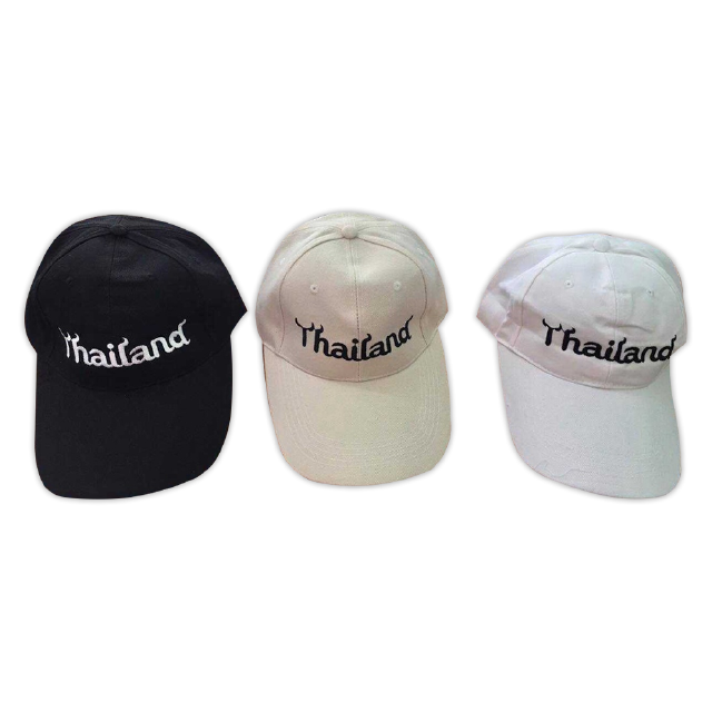 (ด่วน🔥 ใช้โค้ดSMES0196ลดเหลือ 0 บาท)🔥 หมวกแก๊ป ปักลายThailand มี6สี ให้เลือก พร้อมส่ง