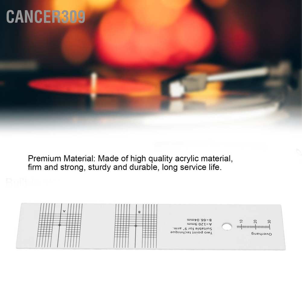 cancer309-ไม้โปรแทรกเตอร์จัดตําแหน่งตลับหมึก-อะคริลิค-lp-phono-stylus-สําหรับวัด