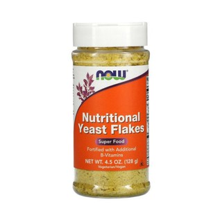 ■พร้อมส่ง■ Nutrional Yeast Frakes (128g) NOW Super Food Fortified with Addtional B Vitamin นูทริชันอล ยีสต์ เฟค