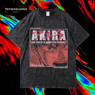 เสื้อยืดพิมพ์ลายแฟชั่น เสื้อยืดแขนสั้น ขนาดใหญ่ พิมพ์ลาย AKIRA HOMAGE TEE สําหรับผู้ชาย