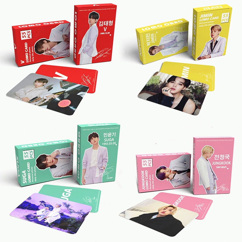 โฟโต้การ์ด-bts-2022-v-junkook-jimin-suga-lomo-การ์ดโปสการ์ด-พร้อมส่ง-54-ชิ้น-กล่อง