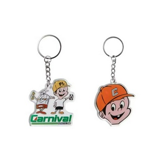 CARNIVAL CNVXPTLA007KEY PLASTIC LAB KEYCHAIN SET