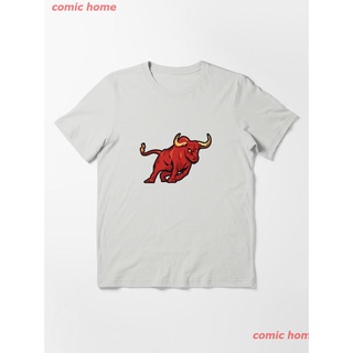 New Angry Bull Essential T-Shirt เสื้อยืด ดพิมพ์ลาย ดผ้าเด้ง คอกลม cotton แฟชั่น discount Unisex