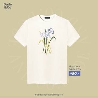 HH Dude and Co. - Floral Tee เสื้อยืด ผ้านิ่ม