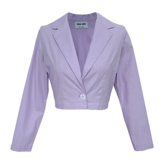 CALLA CREATIV Karem Blazer - Purple mini blazer เสื้อคลุมบลาเซอร์ สีม่วง (Calla Iris)