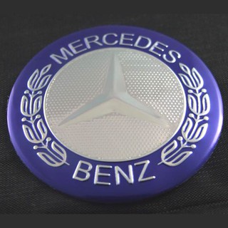 สติกเกอร์อลูมิเนียม MERCEDES BENZ ขนาด 56mm. 1 ชุดมี 4 ชิ้น สติกเกอร์ เบนซ์