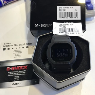 สินค้า G-Shock รุ่นDw5600bb ยักษ์เล็กสีดำสนิท ของแท้💯 มีประกัน