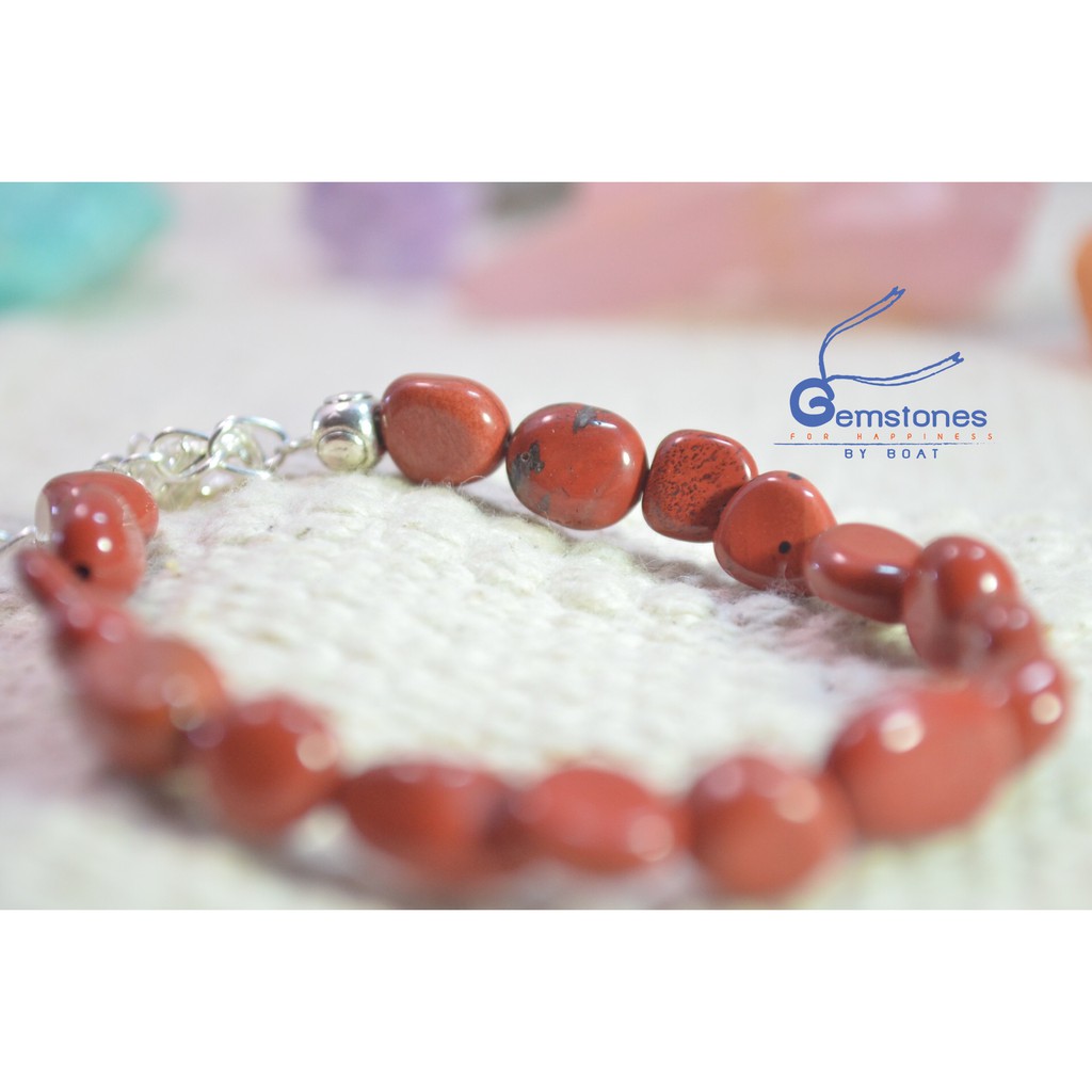 gemstones-by-boat-สร้อยข้อมือ-เรด-แจสเปอร์-red-jasper-ขนาดข้อมือ-16-23-เซนติเมตร