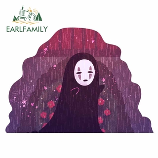 Earlfamily สติกเกอร์ไวนิล ลายกราฟฟิตี้ Spirited Away ขนาด 13 ซม. x 9.2 ซม. สําหรับติดตกแต่งรถยนต์ JDM SUV RV