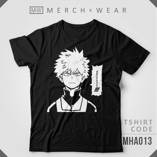 เสื้อยืดผ้าฝ้ายพิมพ์ลายเสื้อยืดผู้ชายแขนสั้น My Hero Academia T Shirt (MHA013)