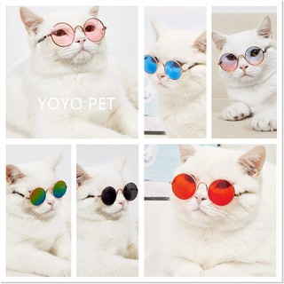 สินค้า แว่นตากันแดดสําหรับสัตว์เลี้ยง แว่นแมว แว่นตาหมา