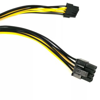 ภาพขนาดย่อของภาพหน้าปกสินค้า25 ซม.PCI-E 8pin คู่ 8Pin / PCIe 8pin-2x(6 + 2PIN) กราฟิกการ์ดขยายสายสาย จากร้าน banny.it บน Shopee ภาพที่ 1