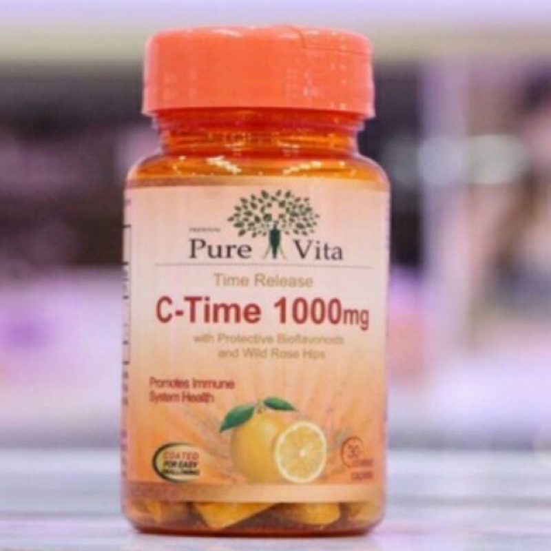 pure-vita-vitamin-c-time-release-1000mg-เพียว-ไวต้า-วิตามินซี-1000-mg