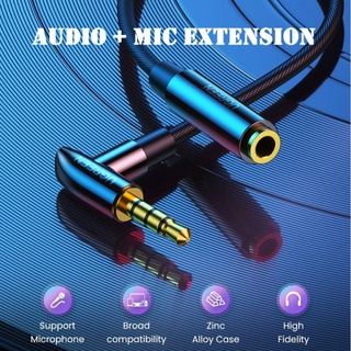 ภาพขนาดย่อของภาพหน้าปกสินค้าUgreen 3.5mm Stereo Audio Extension Cable Aux trrs mic support 3.5 extension 4pole สายต่อหูฟัง รองรับไมค์ จากร้าน narinwat บน Shopee