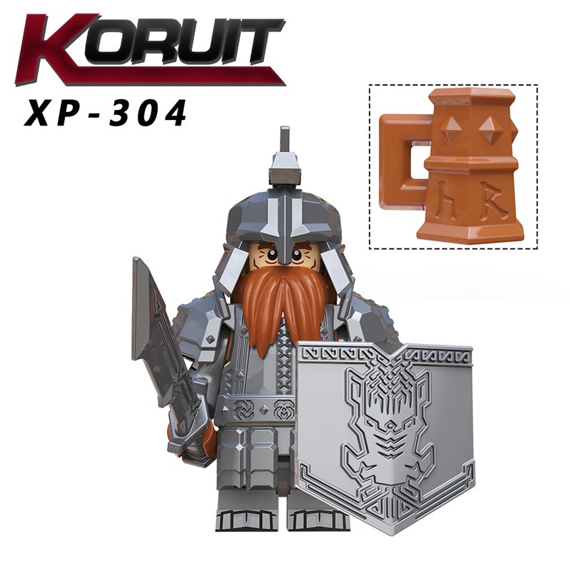 ฟิกเกอร์โมเดล-the-hobit-durarf-durin-s-folk-d-in-ii-ironfoot-kt-1040