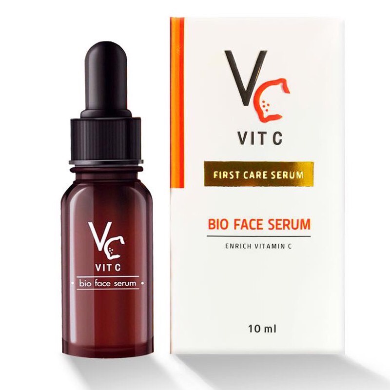 10ml-เซรั่มวิตามินซีเข้มข้น-vc-vit-c-bio-face-serum-first-care-serum-10ml