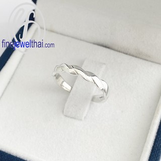 Finejewelthai แหวนเงิน-เงินแท้ 925-แหวนหมั้น-แหวนแต่งงาน-Silver-Wedding-Ring  - R127900