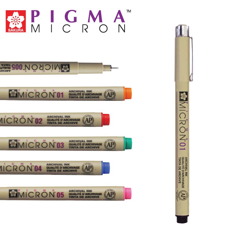 ปากกาเขียนแบบ Sakura Pigma Micron | Shopee Thailand