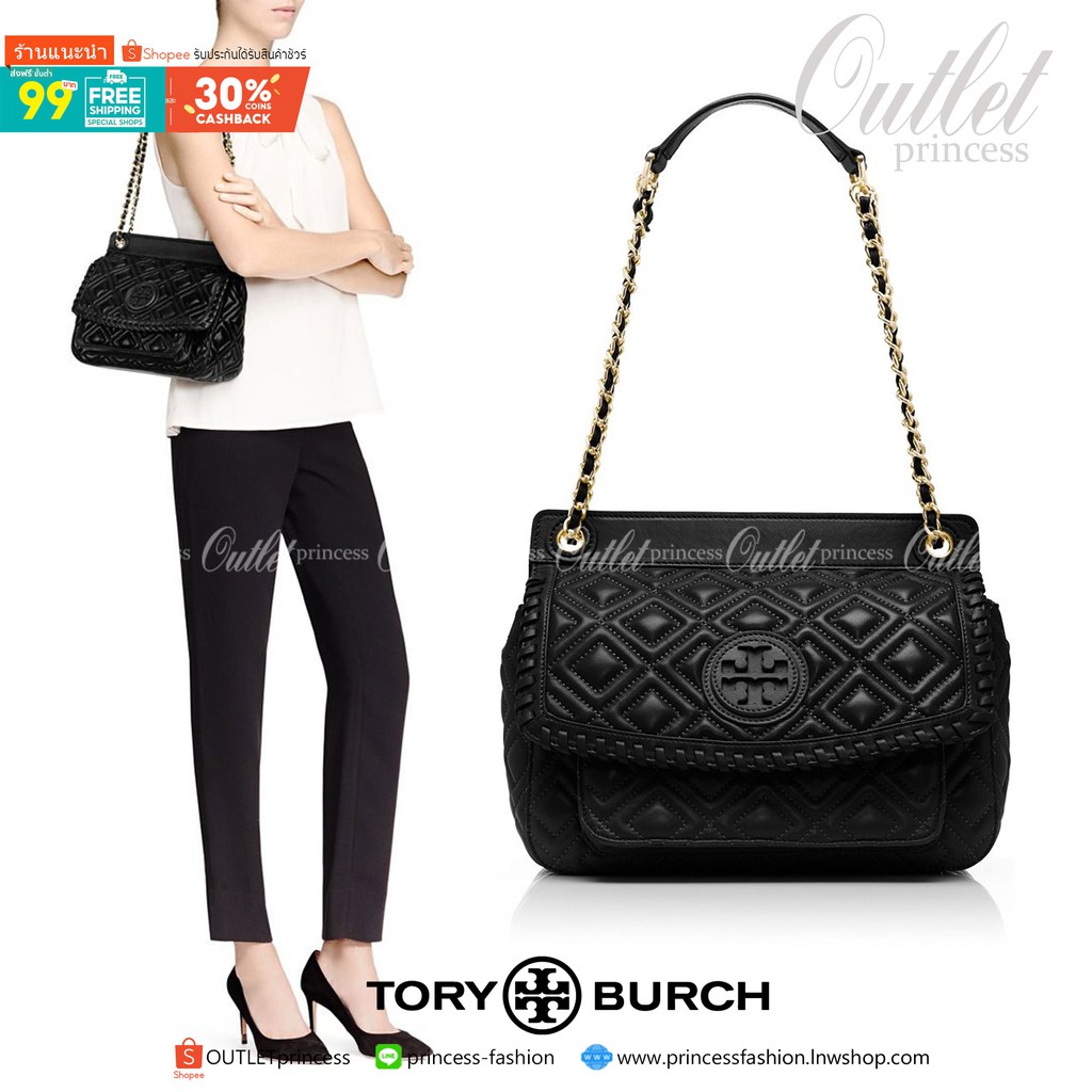 Tory burch marion saddle bag sale