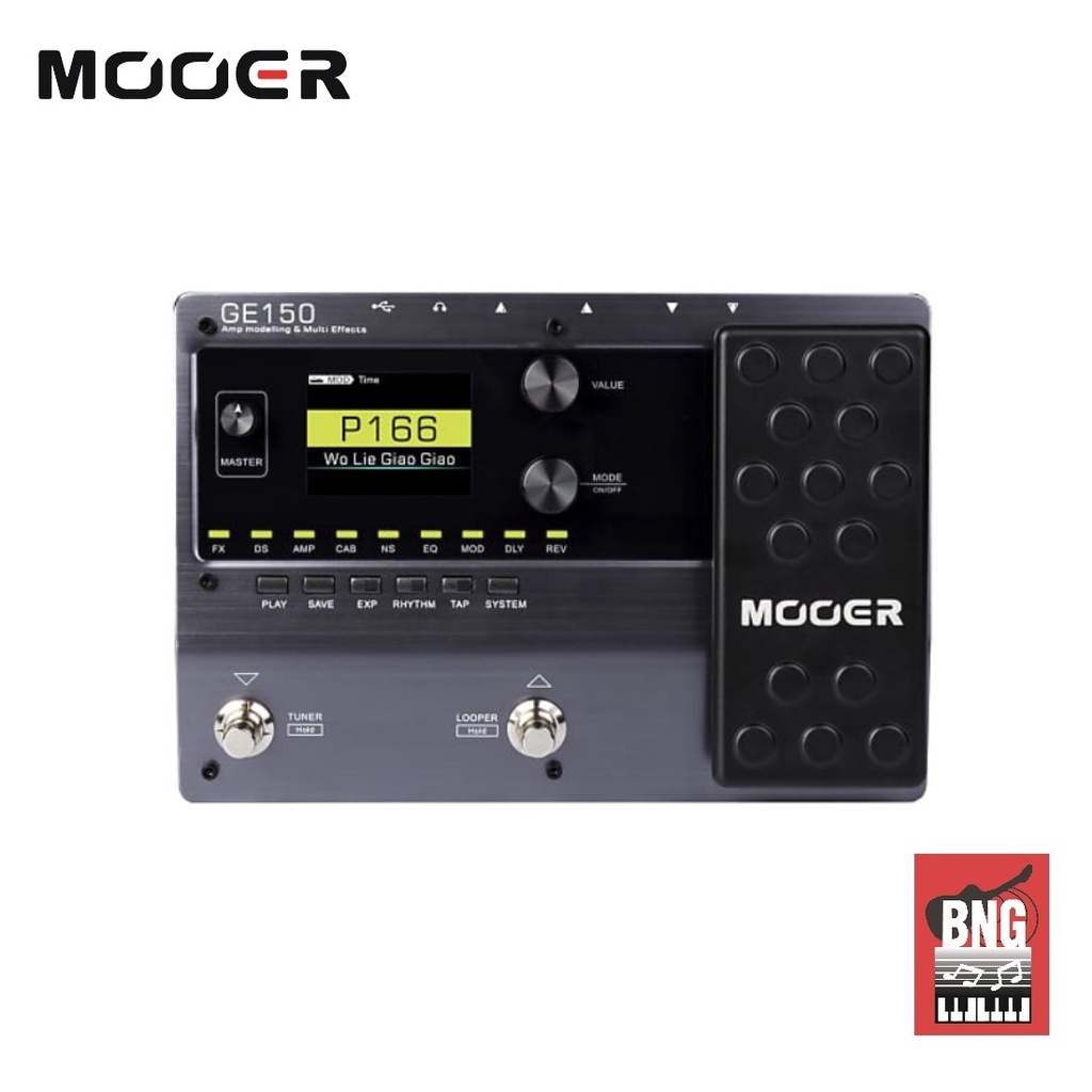 mooer-ge-150-มัลติเอฟเฟคกีตาร์-guitar-multi-effect-เอฟเฟคคุณภาพสูง