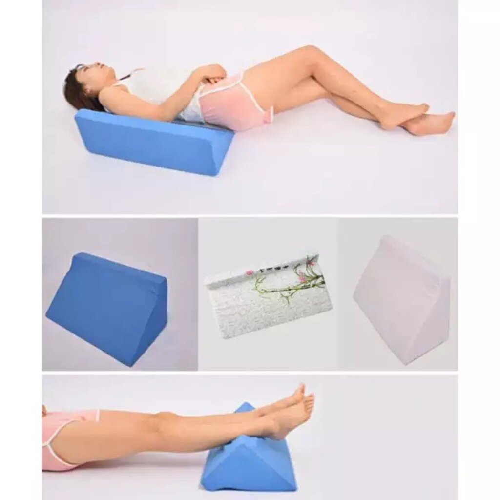 abloom-หมอนรองขา-ทรงสามเหลี่ยม-มีซิป-รุ่น-r-shape-triangle-shape-leg-pillow-bed-wedge-pillow-มีขนาดให้เลือก