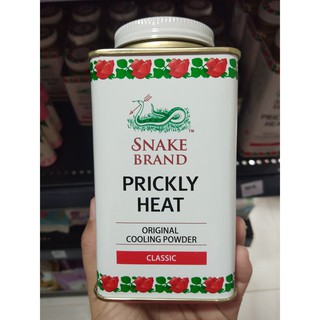 แป้งเย็นตรางู Snake Brand Prickly Heat Classic 140g.