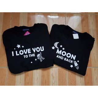 Couple Shirt I Love You To The Moon And Back (Sold per PIECE)