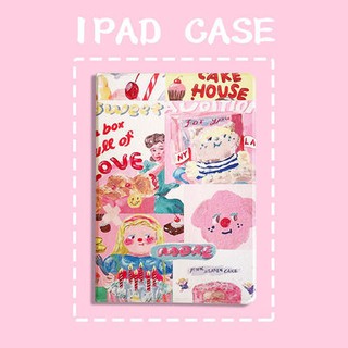 🌟เคสไอแพด การ์ตูนน่ารัก เคสiPad Gen 7 10.2 , Air 3 2019, 9.7 Gen 6, Pro 10.5 เก็บปากกาได้ เคสไอแพดมีช่องใส่ปากกา