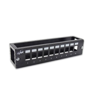 Link US-2510A 10 Port Mini PANEL 10” w/Support Box แผง 10 ช่อง พร้อม Box